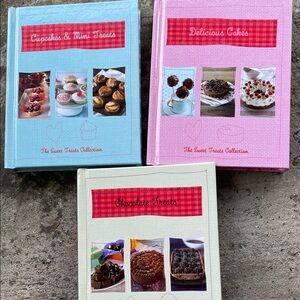 Set of 3 Sweet Treats Decorative Recipe Boxes